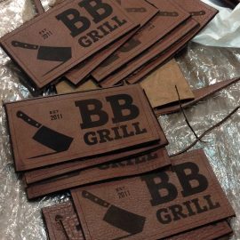 Фартук с кожаными элементами ресторан «BB Grill»